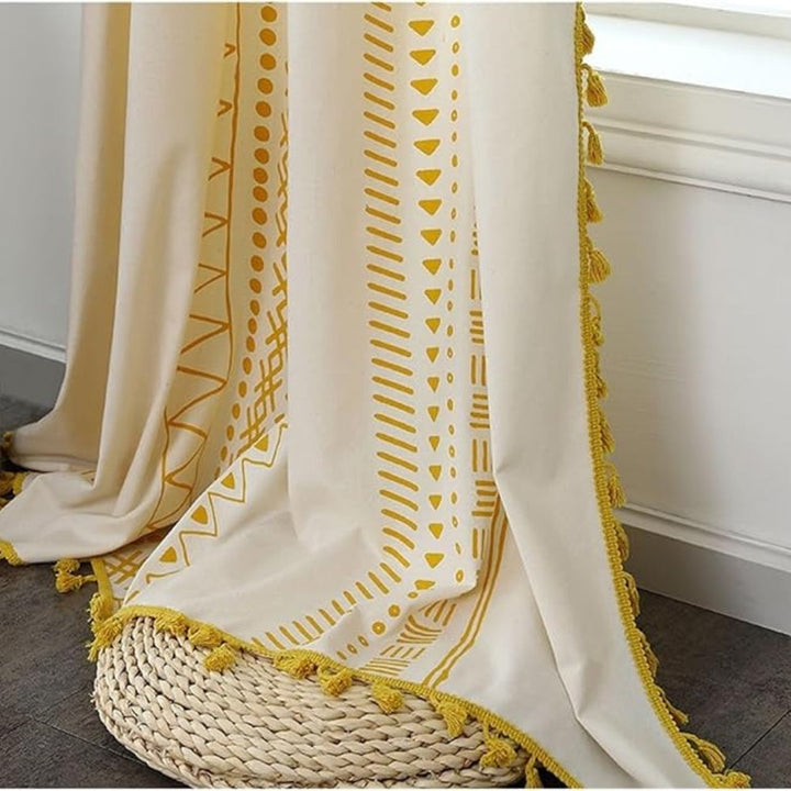 Lisslune | Solstice Loom Artisan Tassel Curtain