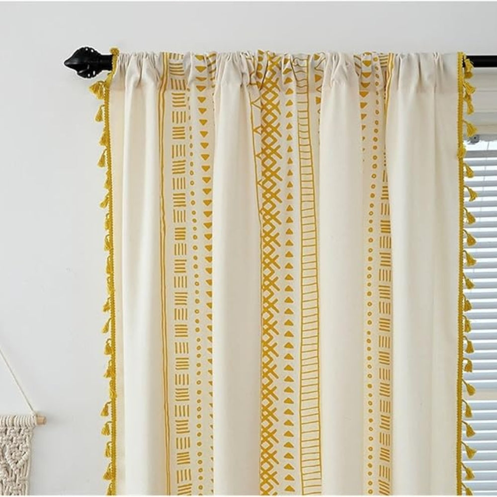 Lisslune | Solstice Loom Artisan Tassel Curtain