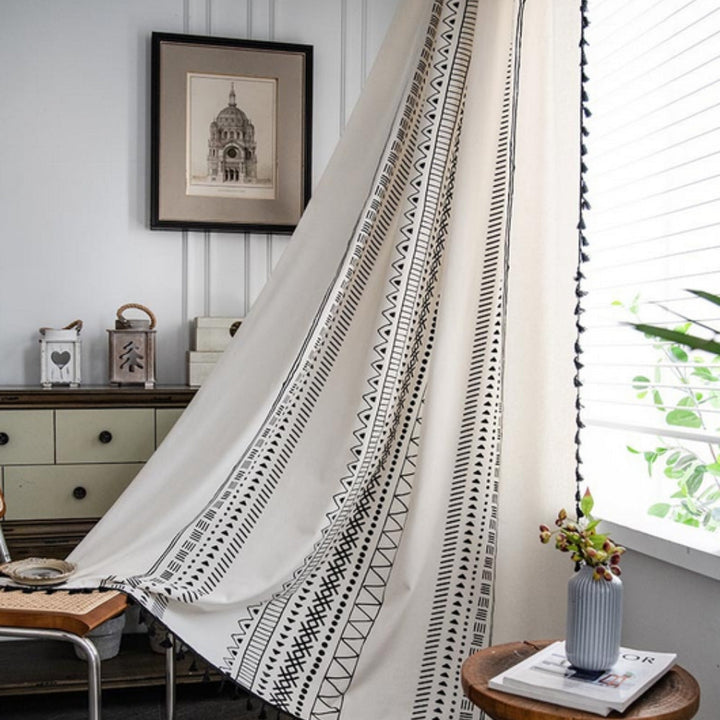 Lisslune | Solstice Loom Artisan Tassel Curtain