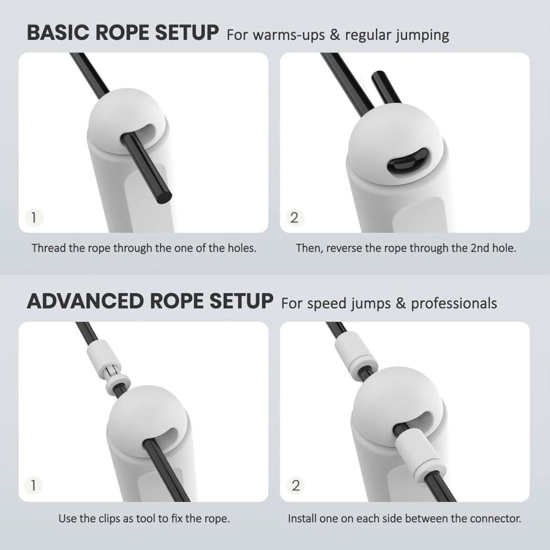 Lisslune | Digital jump rope with calorie counter & adjustable length