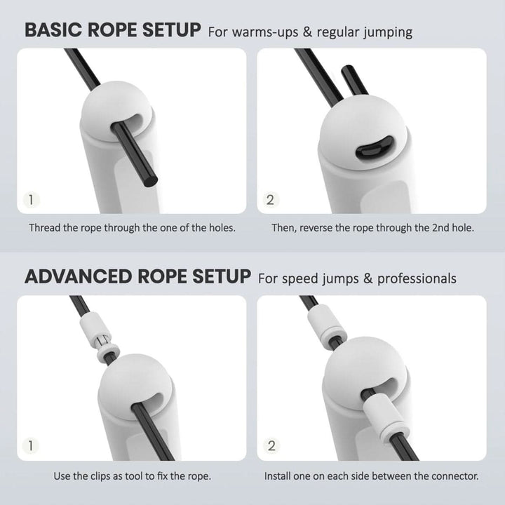 Lisslune | Digital jump rope with calorie counter & adjustable length