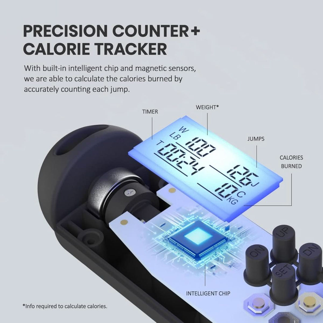 Lisslune | Digital jump rope with calorie counter & adjustable length