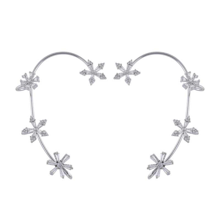 Lisslune | Spinning Snowflake Earrings
