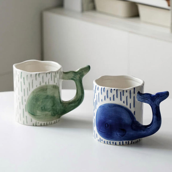 Lisslune | Spring Whale Ceramic Mug
