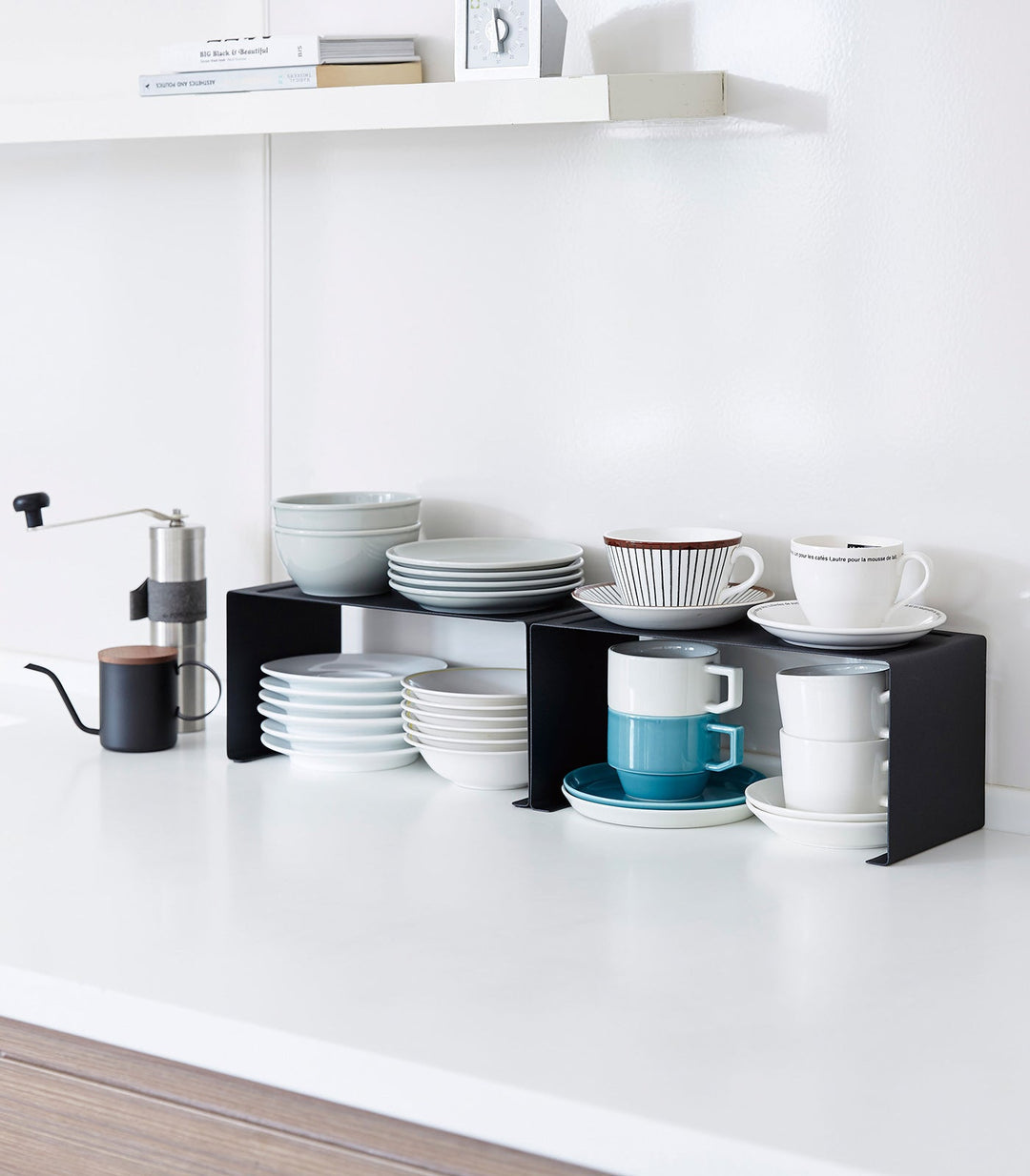 Lisslune | Stackable Kitchen Shelf - Two Sizes - Steel