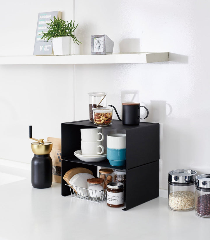 Lisslune | Stackable Kitchen Shelf - Two Sizes - Steel