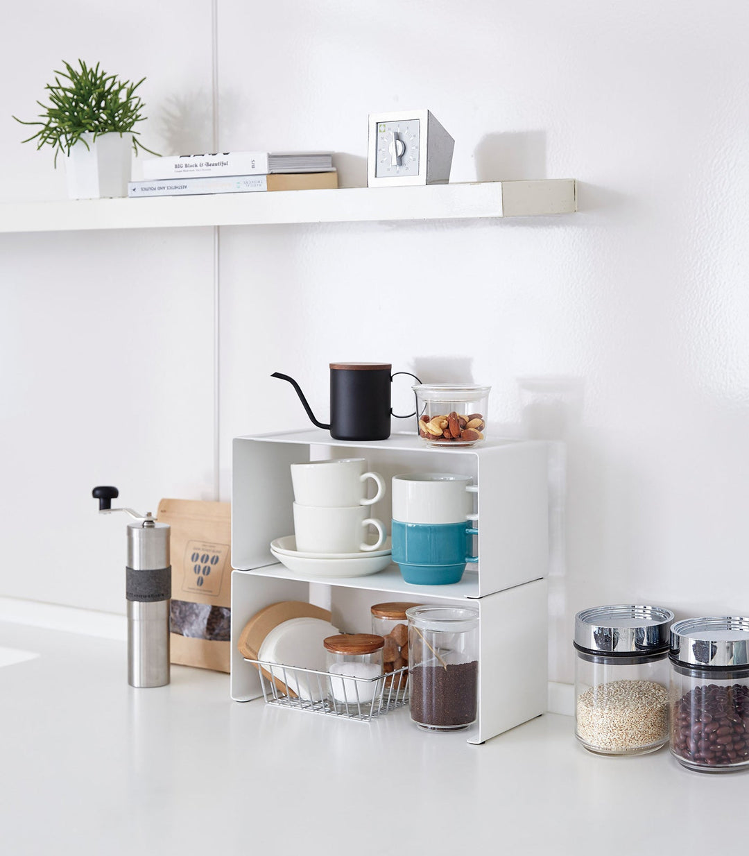 Lisslune | Stackable Kitchen Shelf - Two Sizes - Steel