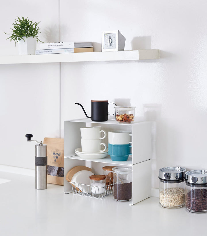 Lisslune | Stackable Kitchen Shelf - Two Sizes - Steel