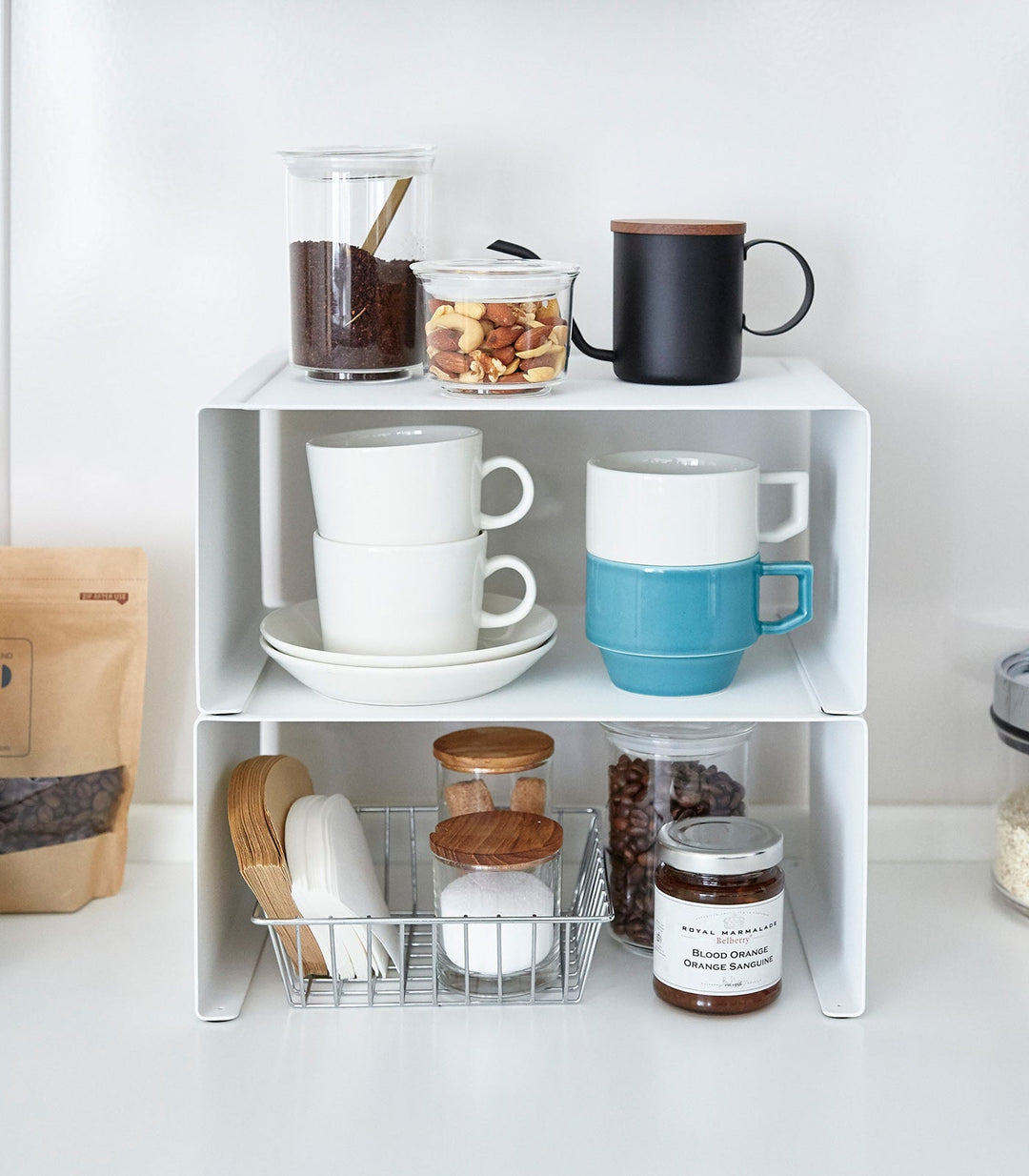 Lisslune | Stackable Kitchen Shelf - Two Sizes - Steel