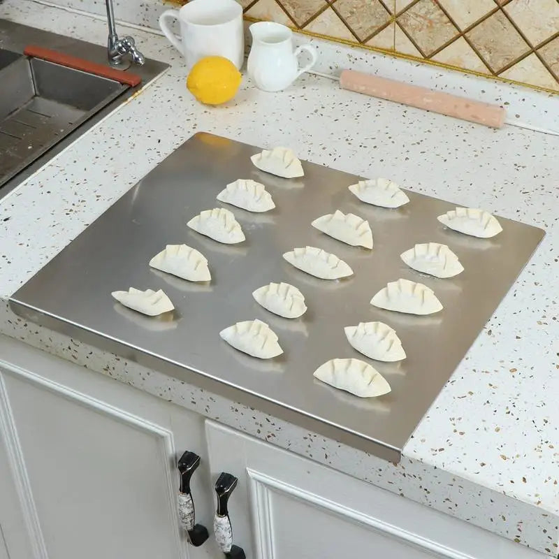 Lisslune | SteelEdge – Hygienic stainless steel cutting board with non-slip and sleek edge design