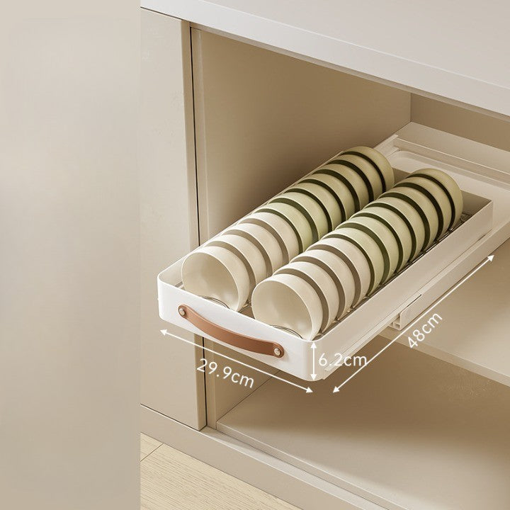Lisslune | Stainless Steel Pull-Out Storage Kitchen Organizer Tray
