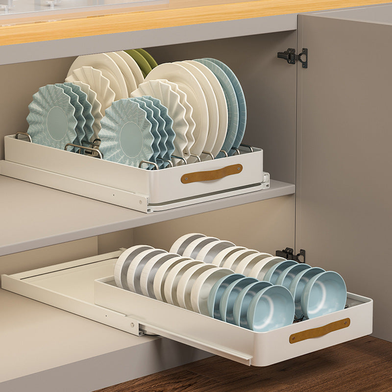 Lisslune | Stainless Steel Pull-Out Storage Kitchen Organizer Tray