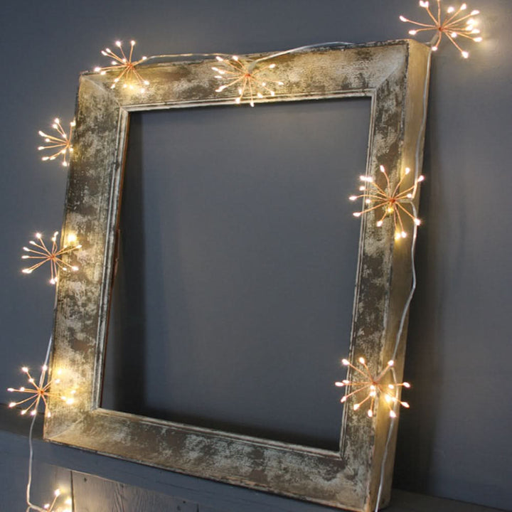 Lisslune | Copper Starburst Fairy String Lights Indoor Outdoor