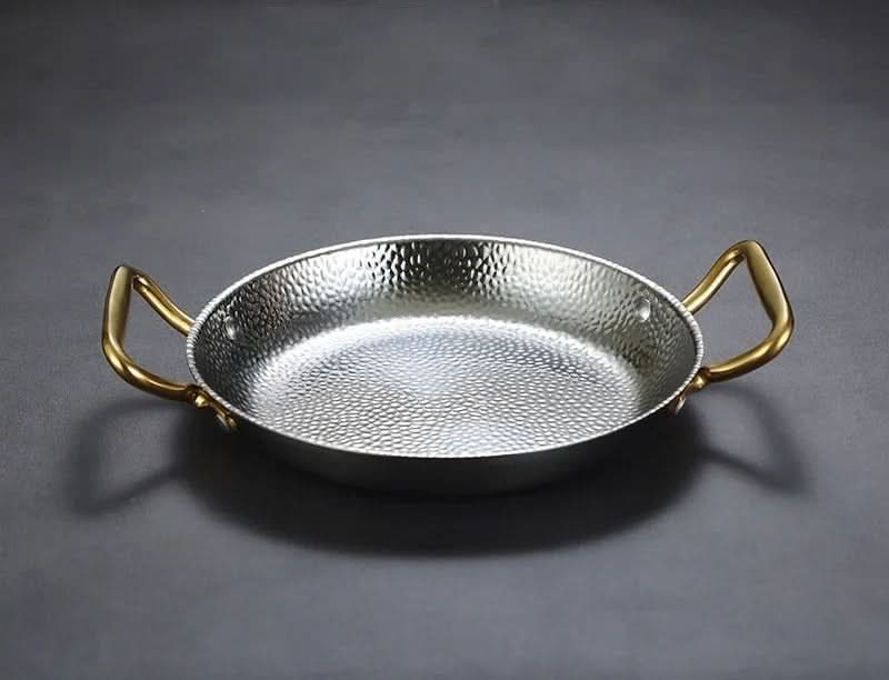 Lisslune | Hammered stainless steel pot for frying, sauces & versatile cooking