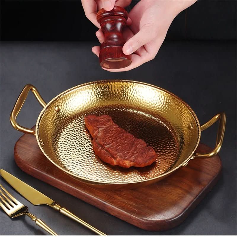 Lisslune | Hammered stainless steel pot for frying, sauces & versatile cooking