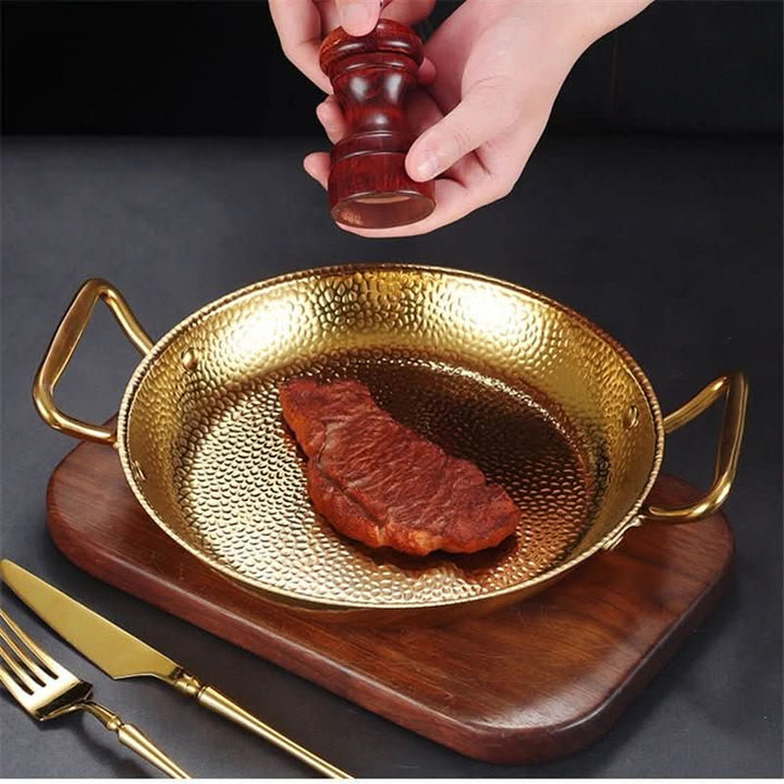 Lisslune | Hammered stainless steel pot for frying, sauces & versatile cooking