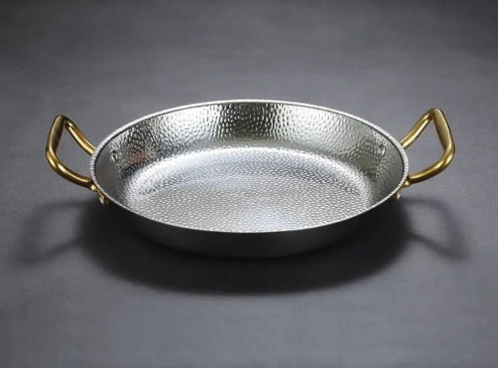 Lisslune | Hammered stainless steel pot for frying, sauces & versatile cooking