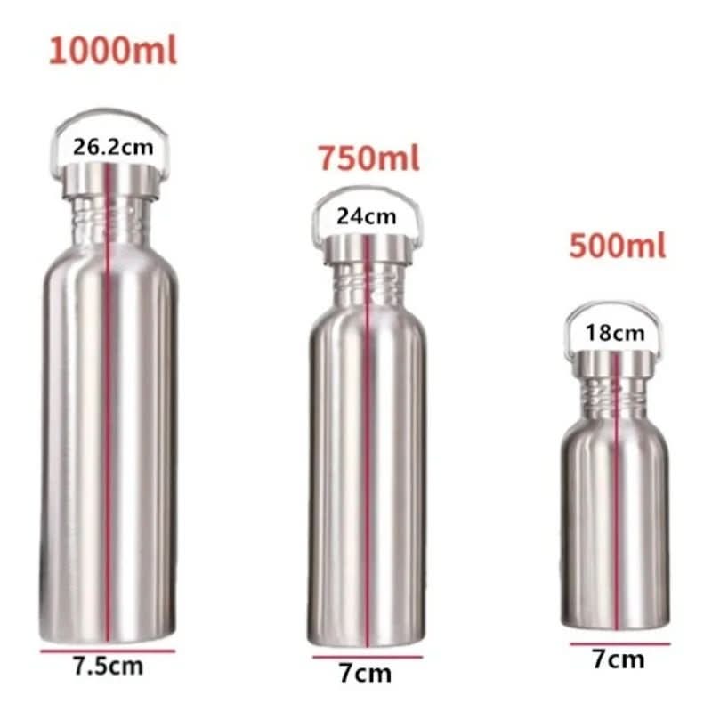 Lisslune | Stainless Steel Water Bottle 1000ml for Sports & Outdoor