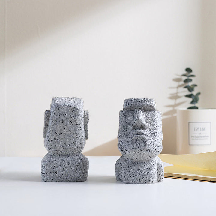 Lisslune | Stone Face Eyeglass Holder Stand