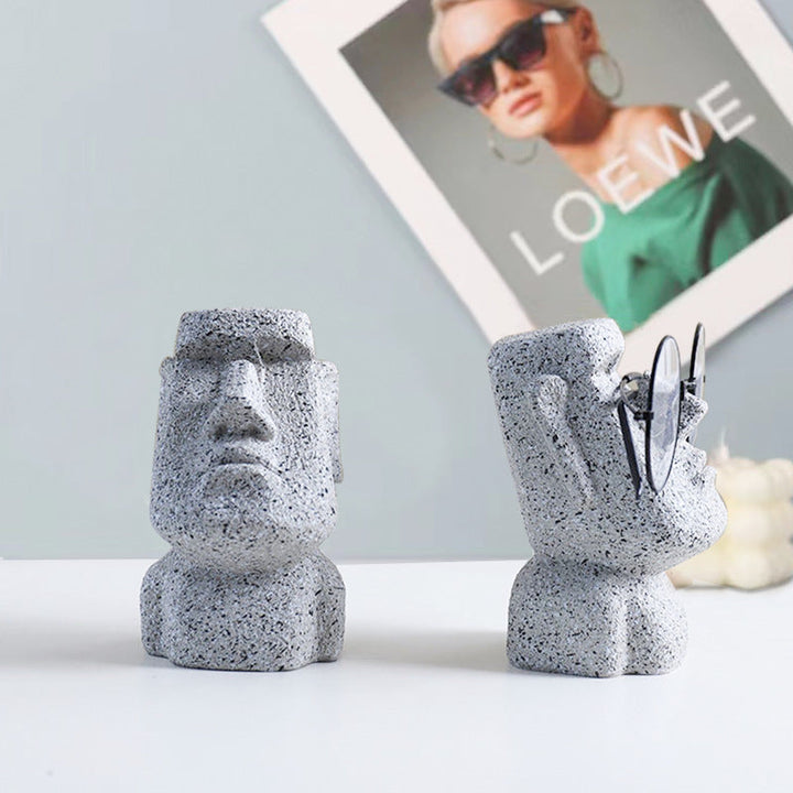 Lisslune | Stone Face Eyeglass Holder Stand
