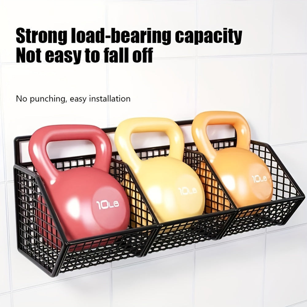Lisslune | StorGrid – Modern Wall-Mounted Wire Storage Basket for Kitchen Organisation