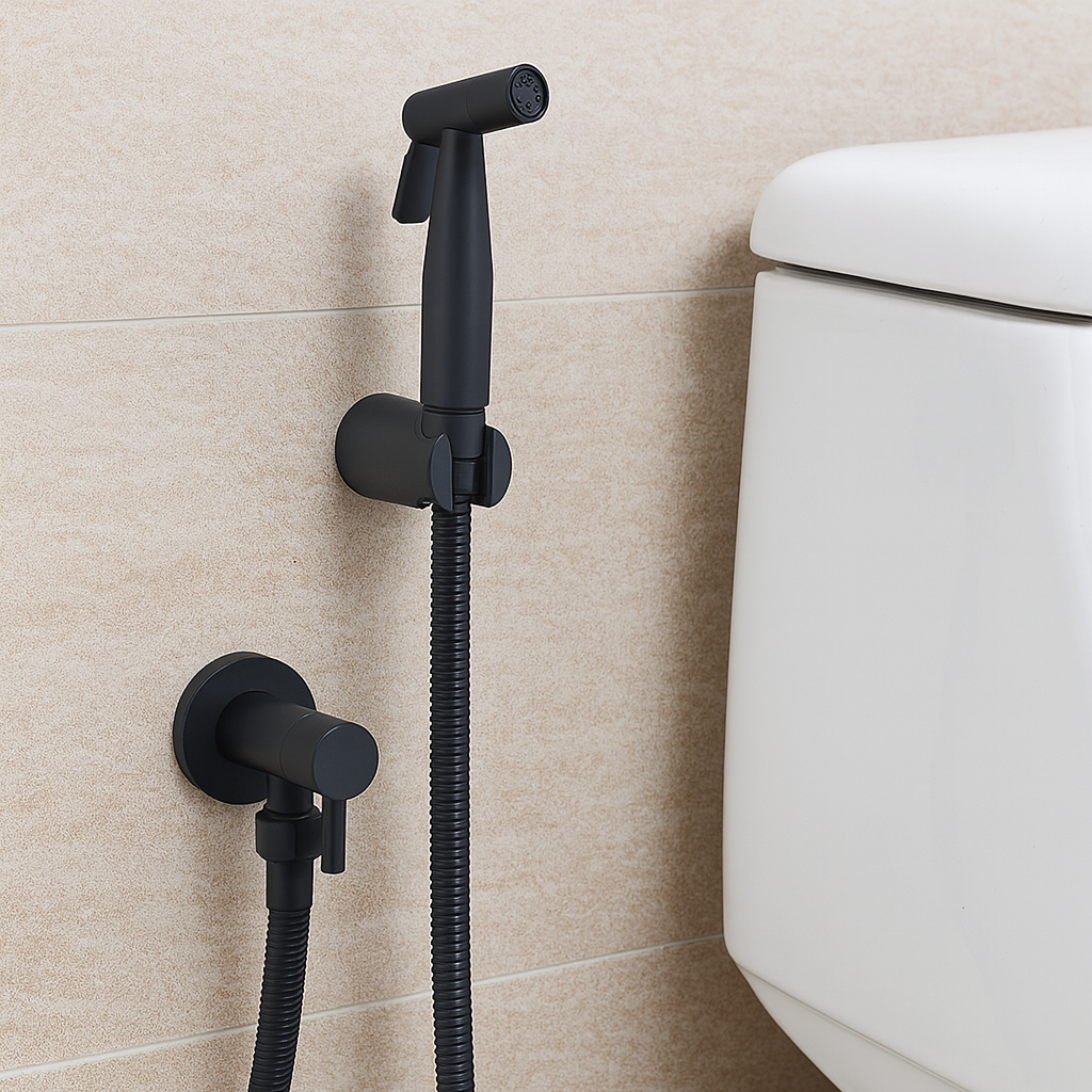 Lisslune | Stainless Steel Bidet Sprayer AquaNova – Hygienic Toilet Shower Spray with Wall Holder