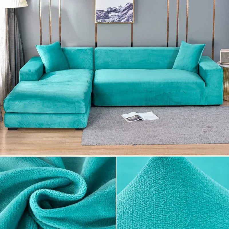 Lisslune | Luxury Stretch-Velvet Sofa Cover – Stylish Protection for Any Sofa