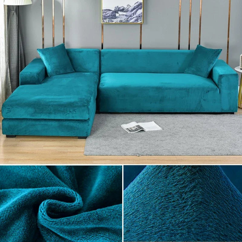 Lisslune | Luxury Stretch-Velvet Sofa Cover – Stylish Protection for Any Sofa