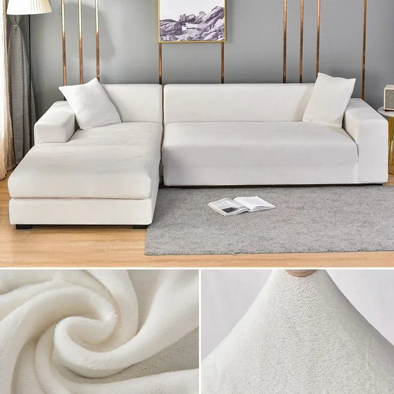 Lisslune | Luxury Stretch-Velvet Sofa Cover – Stylish Protection for Any Sofa