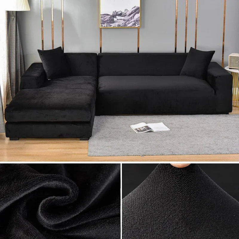Lisslune | Luxury Stretch-Velvet Sofa Cover – Stylish Protection for Any Sofa