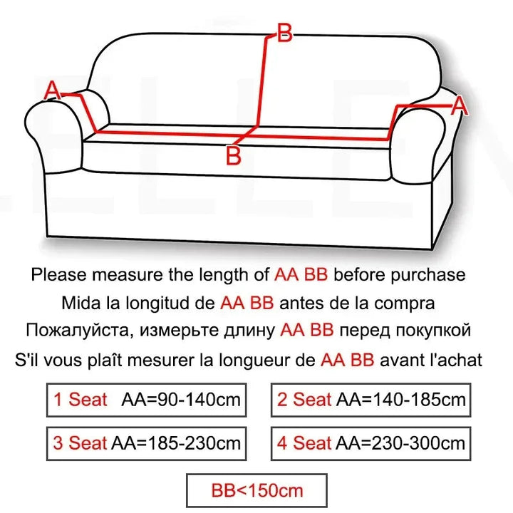 Lisslune | Luxury Stretch-Velvet Sofa Cover – Stylish Protection for Any Sofa