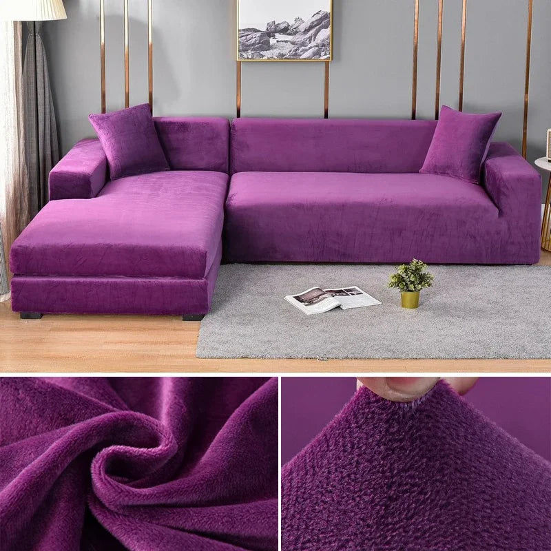 Lisslune | Luxury Stretch-Velvet Sofa Cover – Stylish Protection for Any Sofa