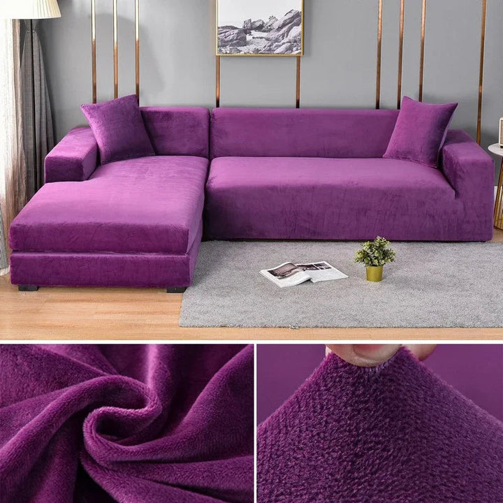 Lisslune | Luxury Stretch-Velvet Sofa Cover – Stylish Protection for Any Sofa