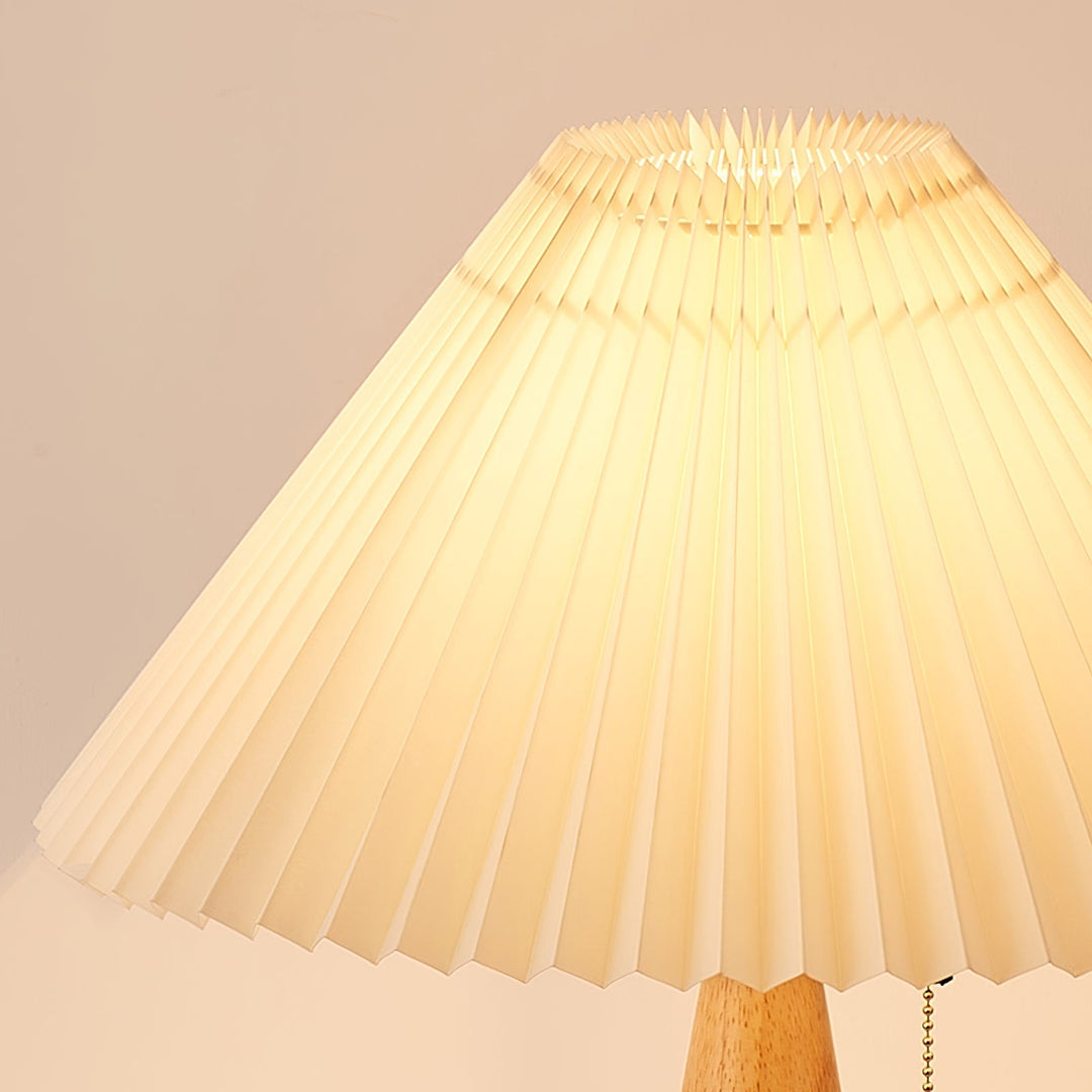 Lisslune | AntiqueRadiance – Elegant Wood and Metal Table Lamp