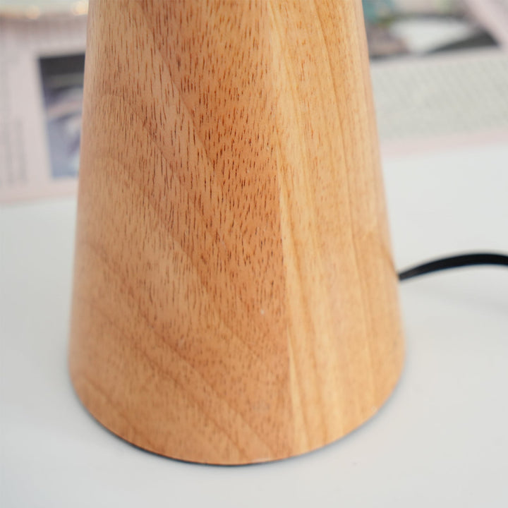 Lisslune | AntiqueRadiance – Elegant Wood and Metal Table Lamp