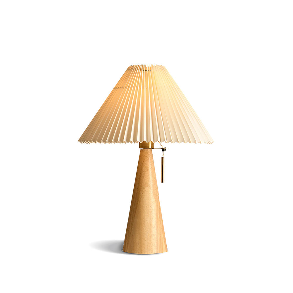 Lisslune | AntiqueRadiance – Elegant Wood and Metal Table Lamp