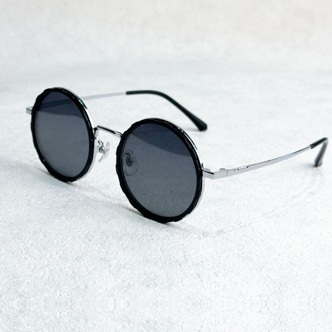 Lisslune | VisionRound Polarized Sunglasses – Unisex Retro Design with Adjustable Light Filter