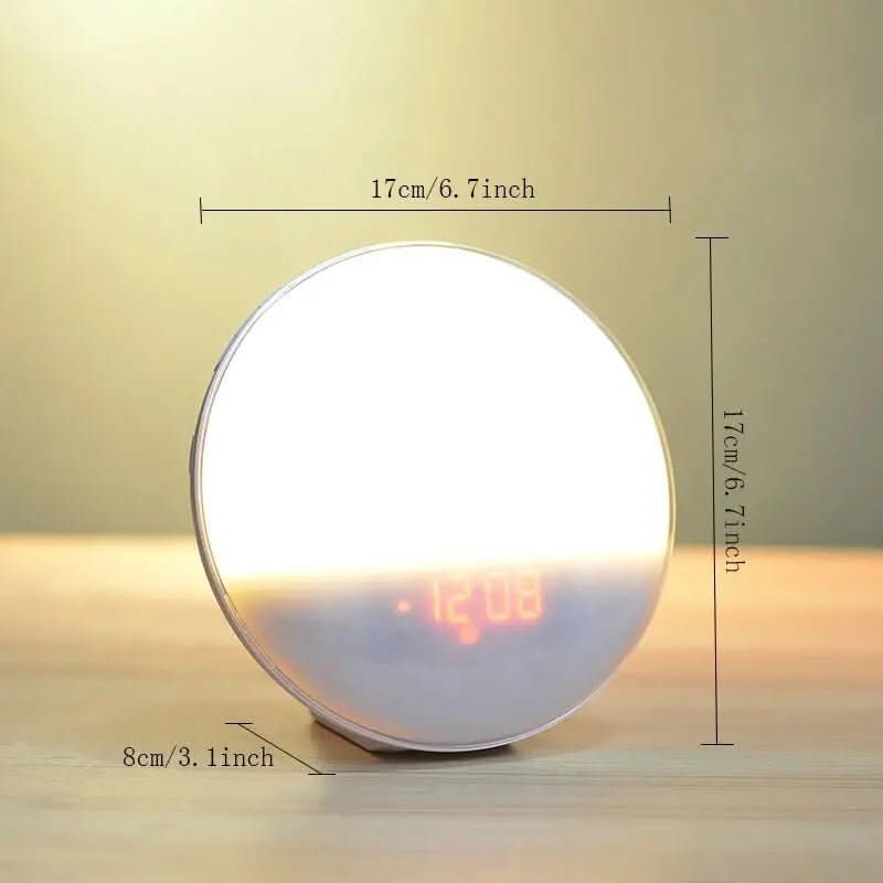 Lisslune | Alarm clock with sunrise simulation & nature sounds