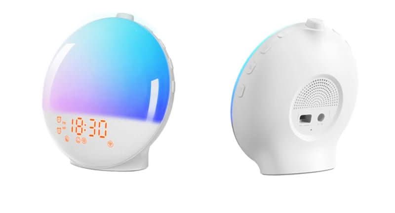Lisslune | Alarm clock with sunrise simulation & nature sounds