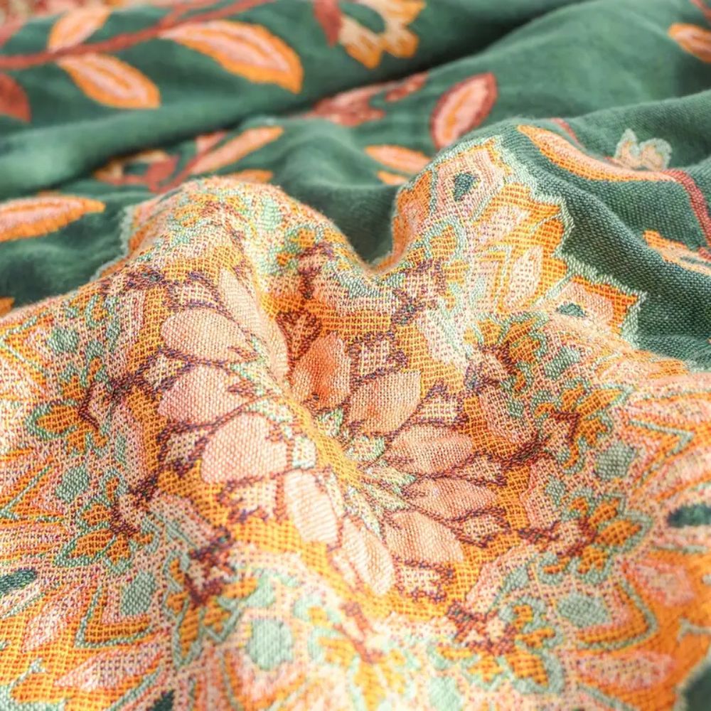 Lisslune | Sunfern Vintage Reversible Cotton Blanket
