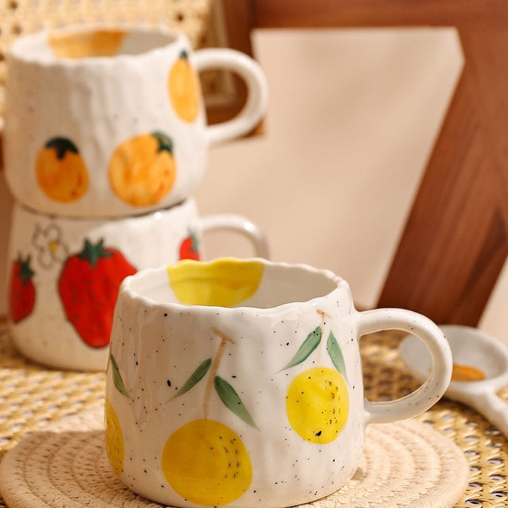 Lisslune | Sunny Fruit Ceramic Coffee Mug Collection