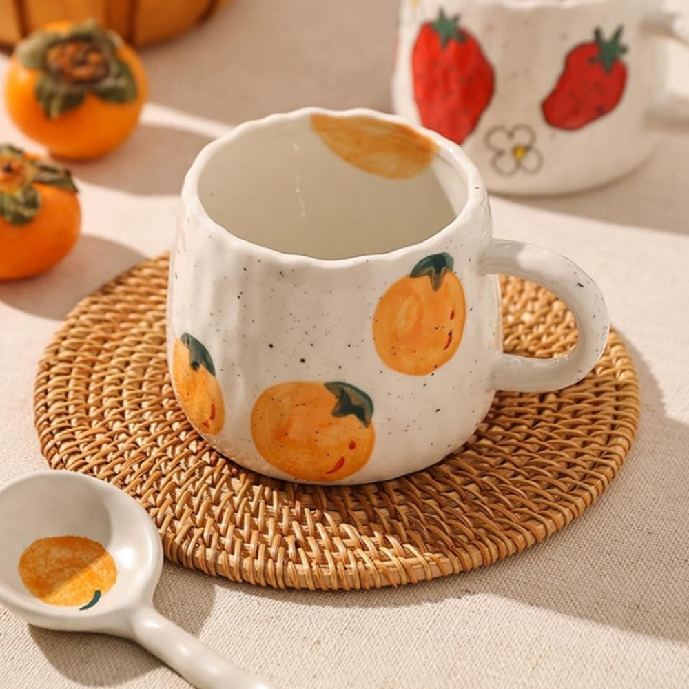 Lisslune | Sunny Fruit Ceramic Coffee Mug Collection