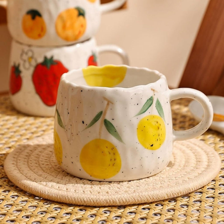 Lisslune | Sunny Fruit Ceramic Coffee Mug Collection