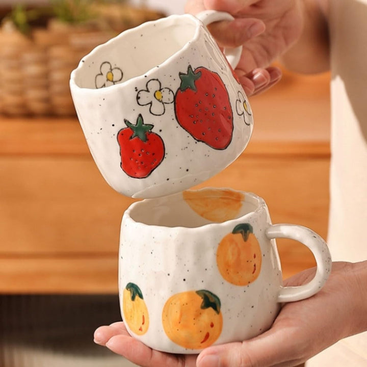 Lisslune | Sunny Fruit Ceramic Coffee Mug Collection