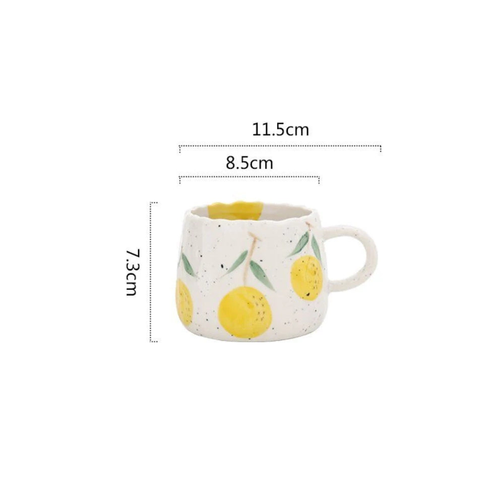 Lisslune | Sunny Fruit Ceramic Coffee Mug Collection