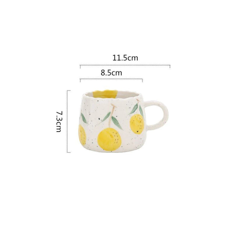 Lisslune | Sunny Fruit Ceramic Coffee Mug Collection