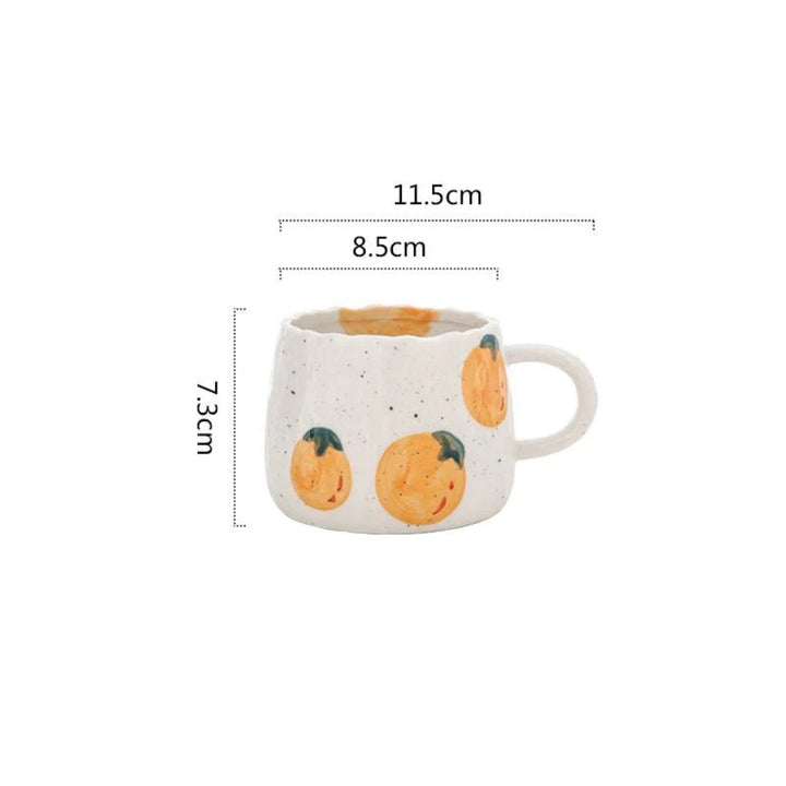Lisslune | Sunny Fruit Ceramic Coffee Mug Collection