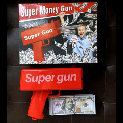 Lisslune | Make it Rain Money Gun, Spray Cash Gun