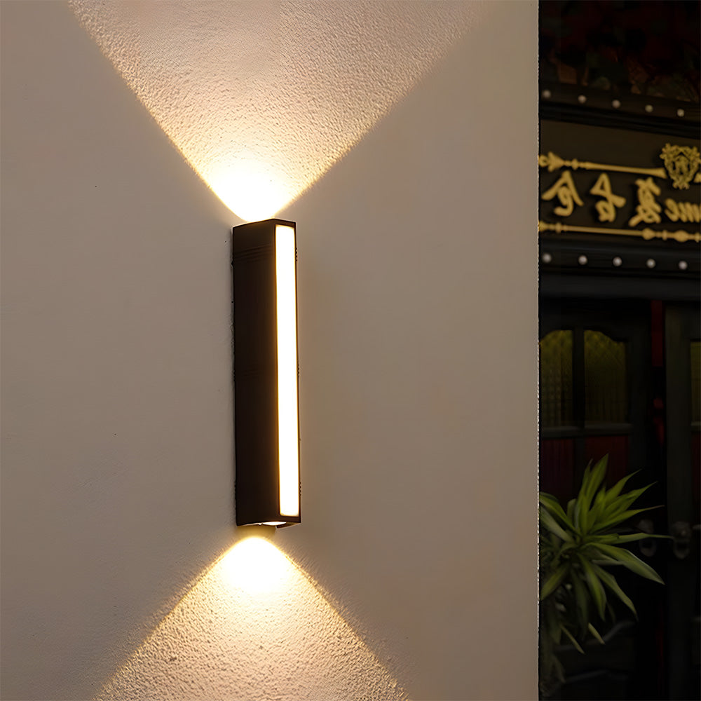 Lisslune | Ultra-Bright Outdoor LED Wall Light – Modern Waterproof Up & Down Design for Garden, Patio & Entryways