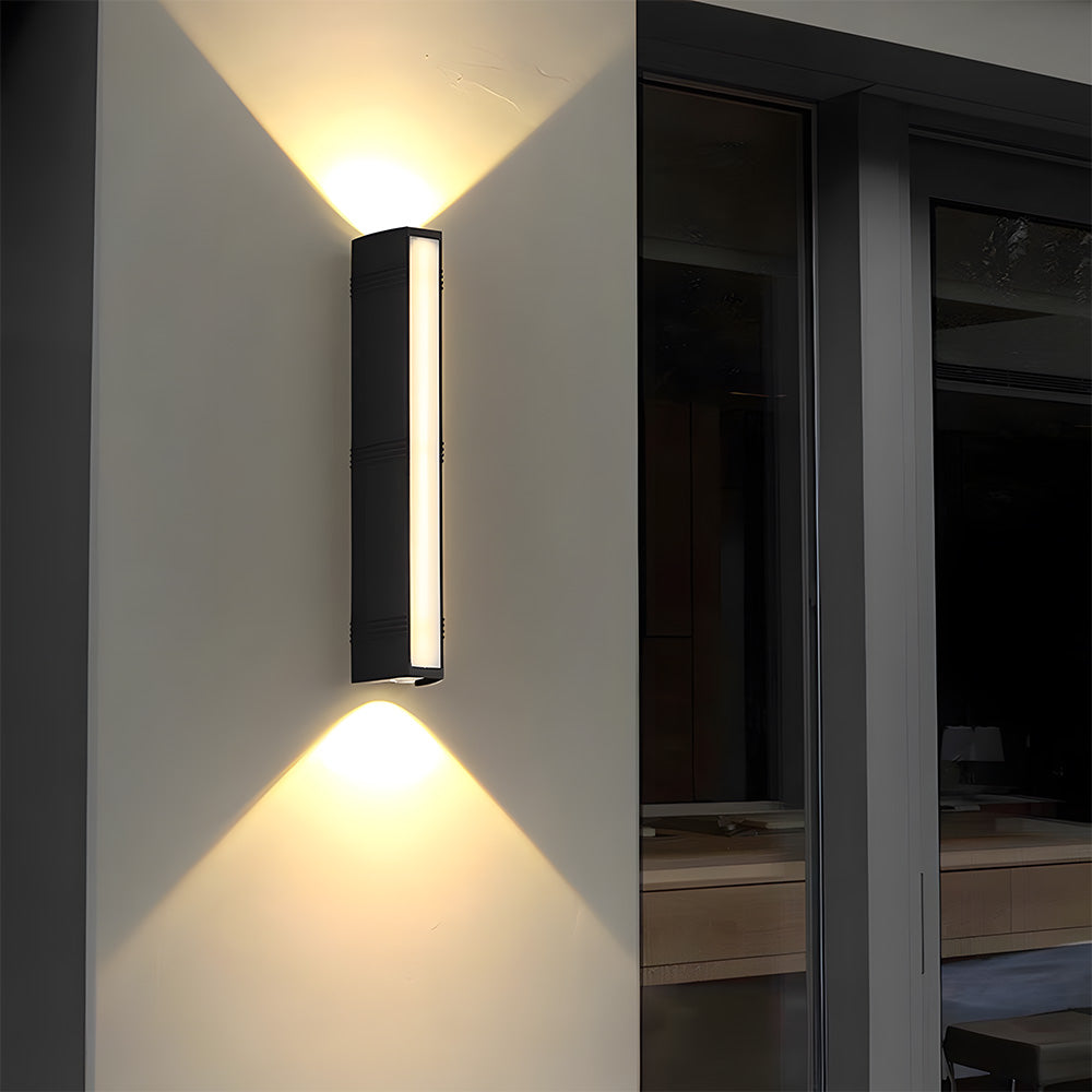 Lisslune | Ultra-Bright Outdoor LED Wall Light – Modern Waterproof Up & Down Design for Garden, Patio & Entryways
